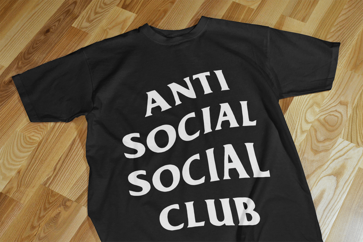 Playera Anti Social Club B 100% Algodón Cuello Redondo Manga Corta Premium Unisex