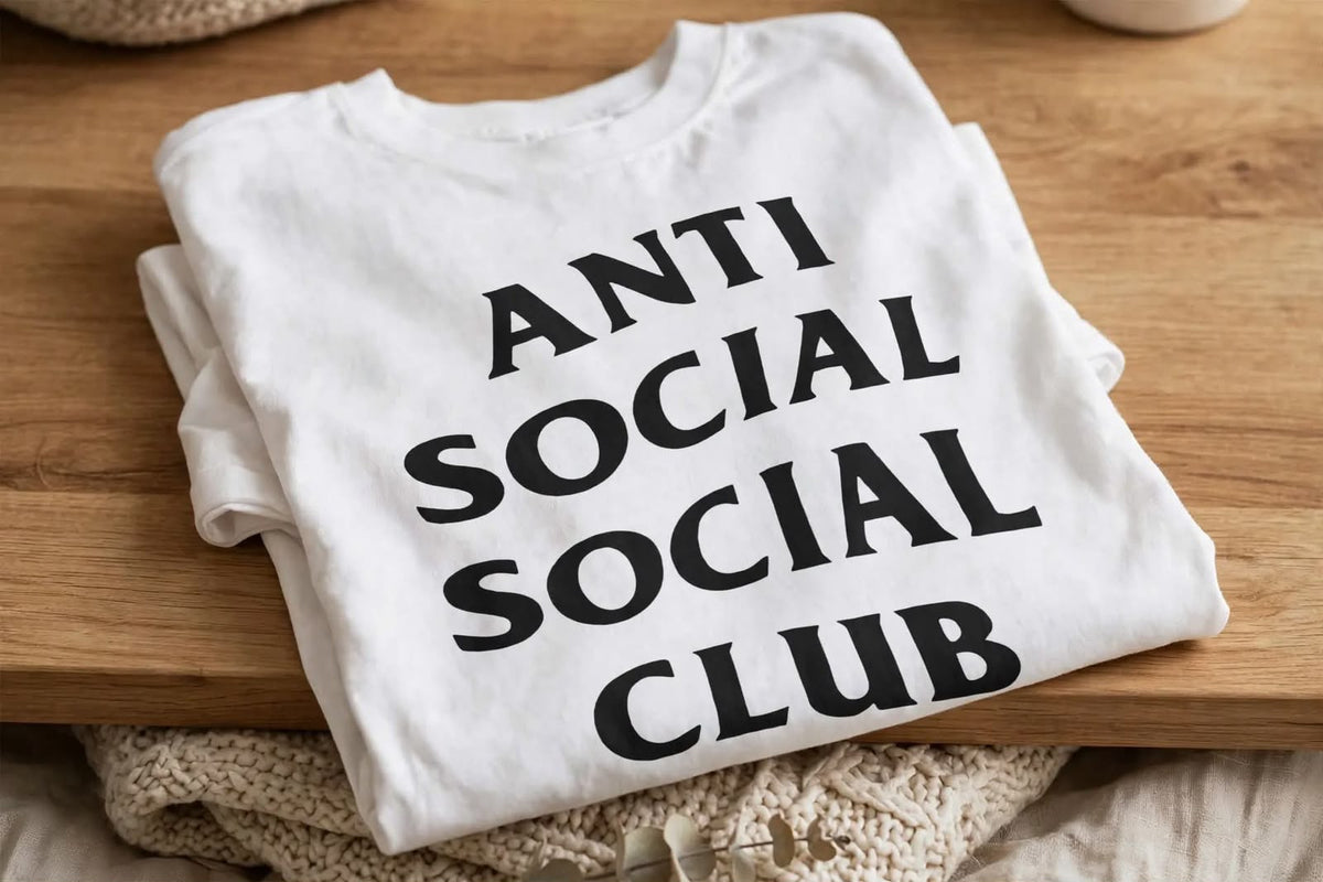 Playera Anti Social Club B 100% Algodón Cuello Redondo Manga Corta Premium Unisex