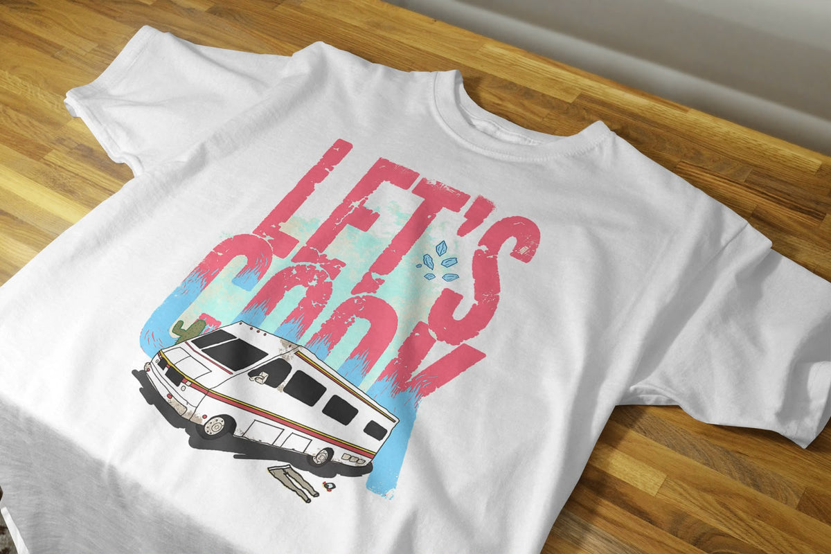 Playera Breaking Bad E 100% Algodón Cuello Redondo Manga Corta Premium Unisex Color Blanco