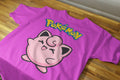 Playera Jigglypuff Pokémon 100% Algodón Cuello Redondo Manga Corta Premium Unisex Color Rosa