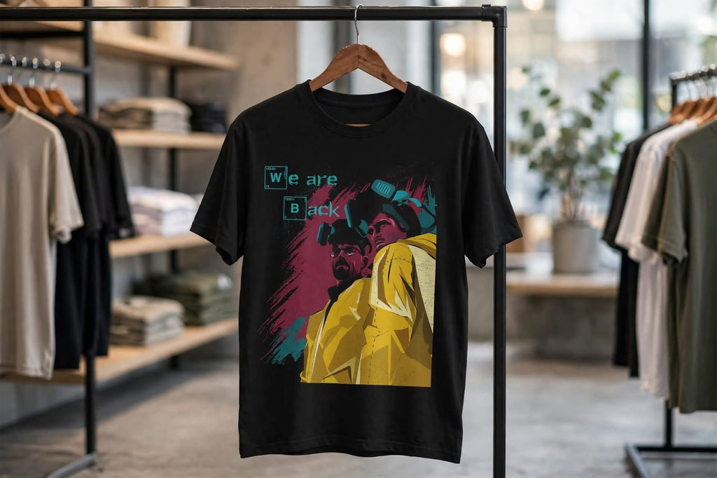 Playera Breaking Bad F 100% Algodón Cuello Redondo Manga Corta Premium Unisex Color Negro
