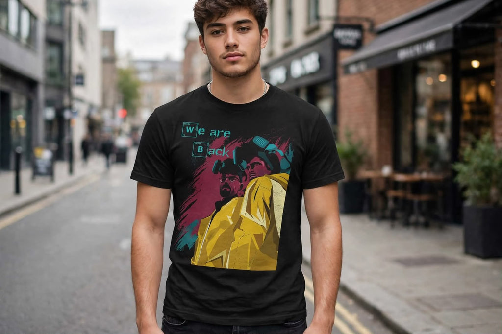 Playera Breaking Bad F 100% Algodón Cuello Redondo Manga Corta Premium Unisex Color Negro