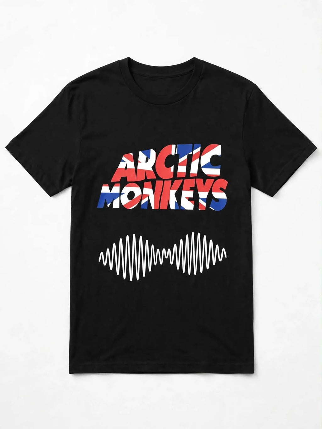 Playera Arctic Monkeys 100% Algodón Cuello Redondo Manga Corta Premium Unisex Color Negro