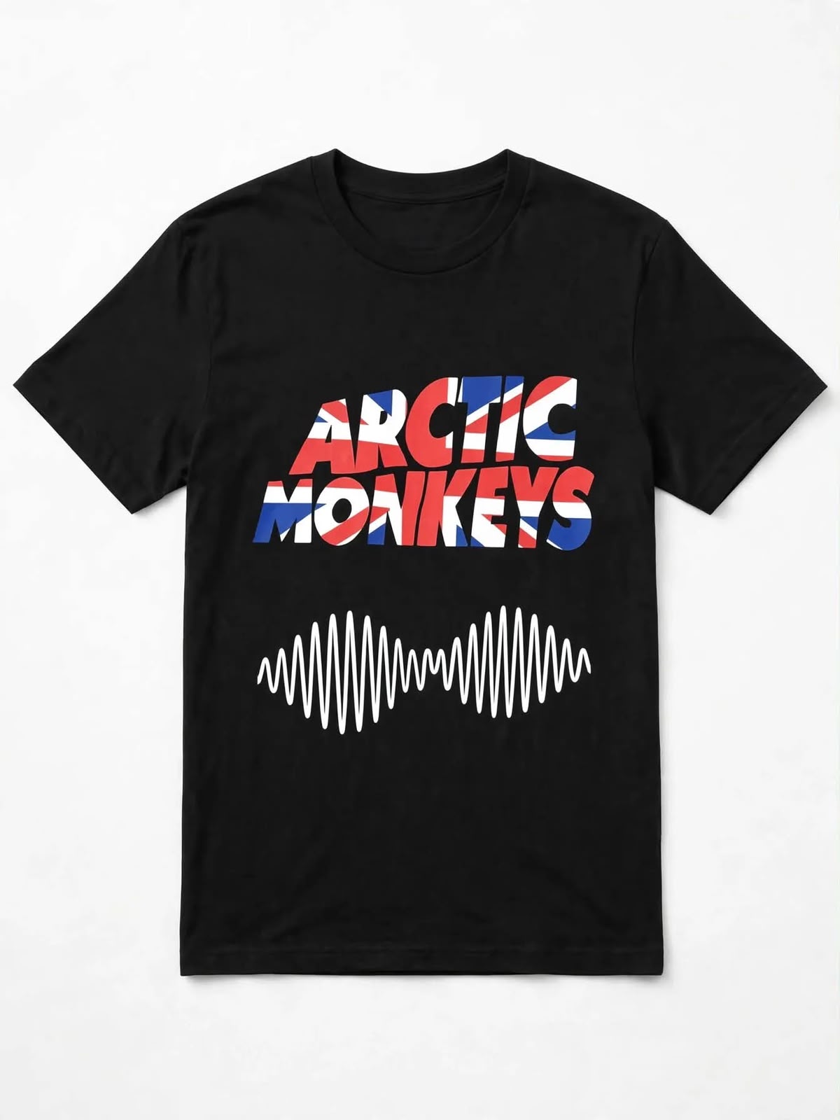 Playera Arctic Monkeys 100% Algodón Cuello Redondo Manga Corta Premium Unisex Color Negro