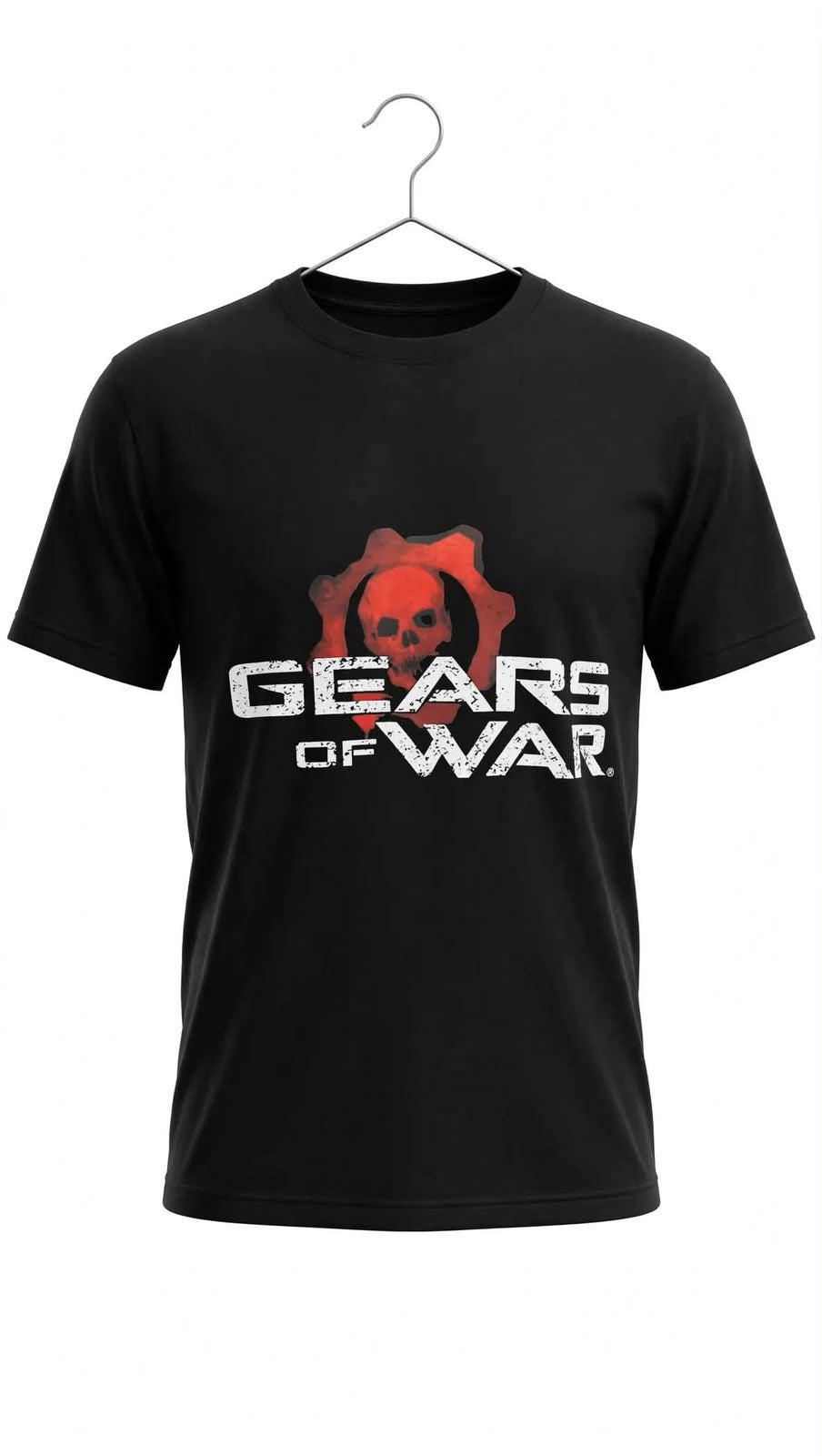Playera Gears Of War 100% Algodón Cuello Redondo Manga Corta Premium Unisex Color Negro