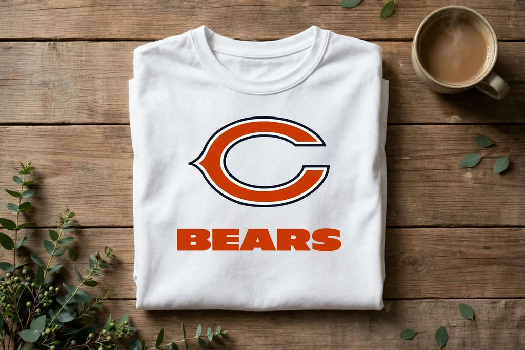 Playera C Bears 100% Algodón Cuello Redondo Manga Corta Premium Unisex Color Blanco