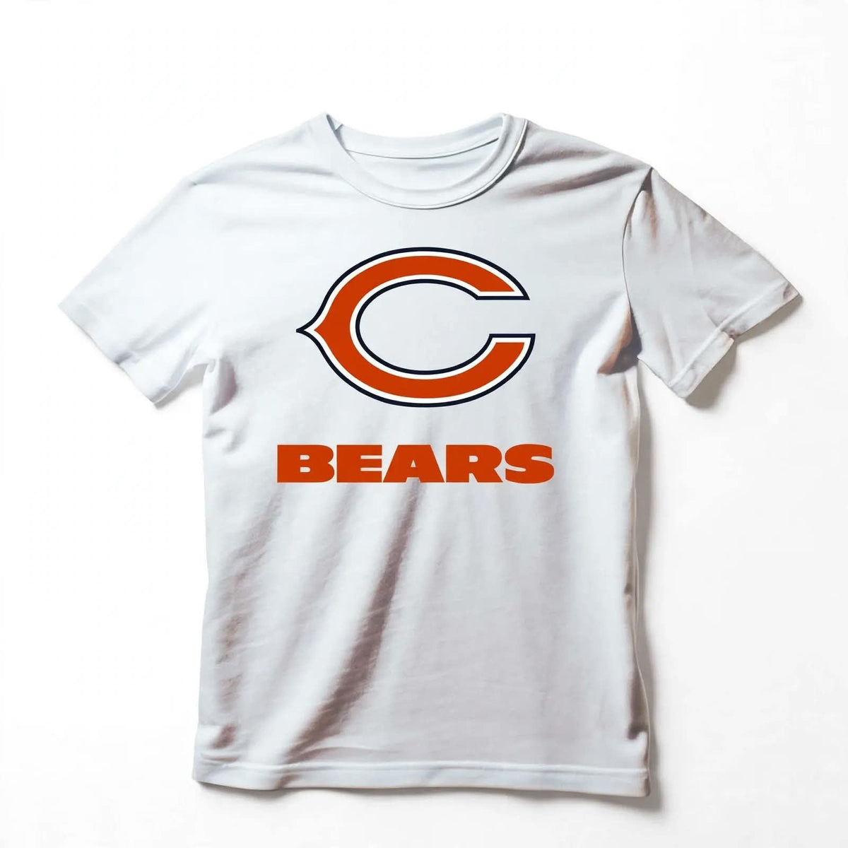 Playera C Bears 100% Algodón Cuello Redondo Manga Corta Premium Unisex Color Blanco