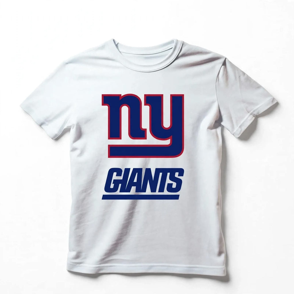 Playera Giants Ny 100% Algodón Cuello Redondo Manga Corta Premium Unisex Color Blanco
