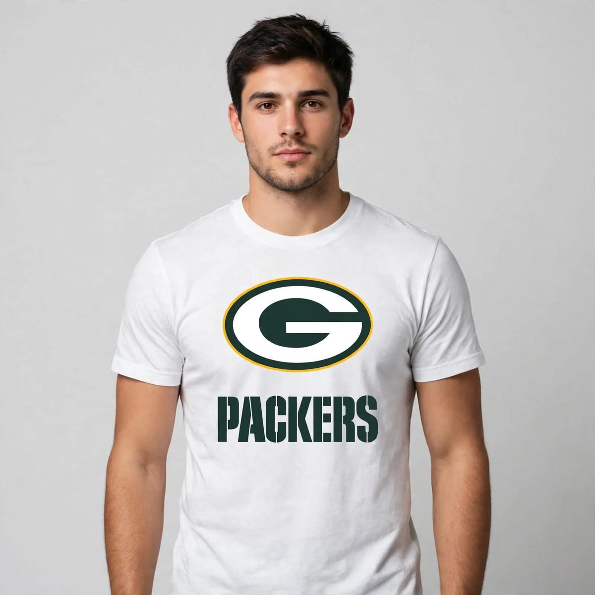 Playera Packers 100% Algodón Cuello Redondo Manga Corta Premium Unisex Color Blanco
