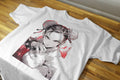 Playera Chun-Li Street Fighter 100% Algodón Cuello Redondo Manga Corta Premium Unisex Color Blanco