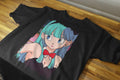 Playera Bulma Dragon Ball 100% Algodón Cuello Redondo Manga Corta Premium Unisex Color Negro