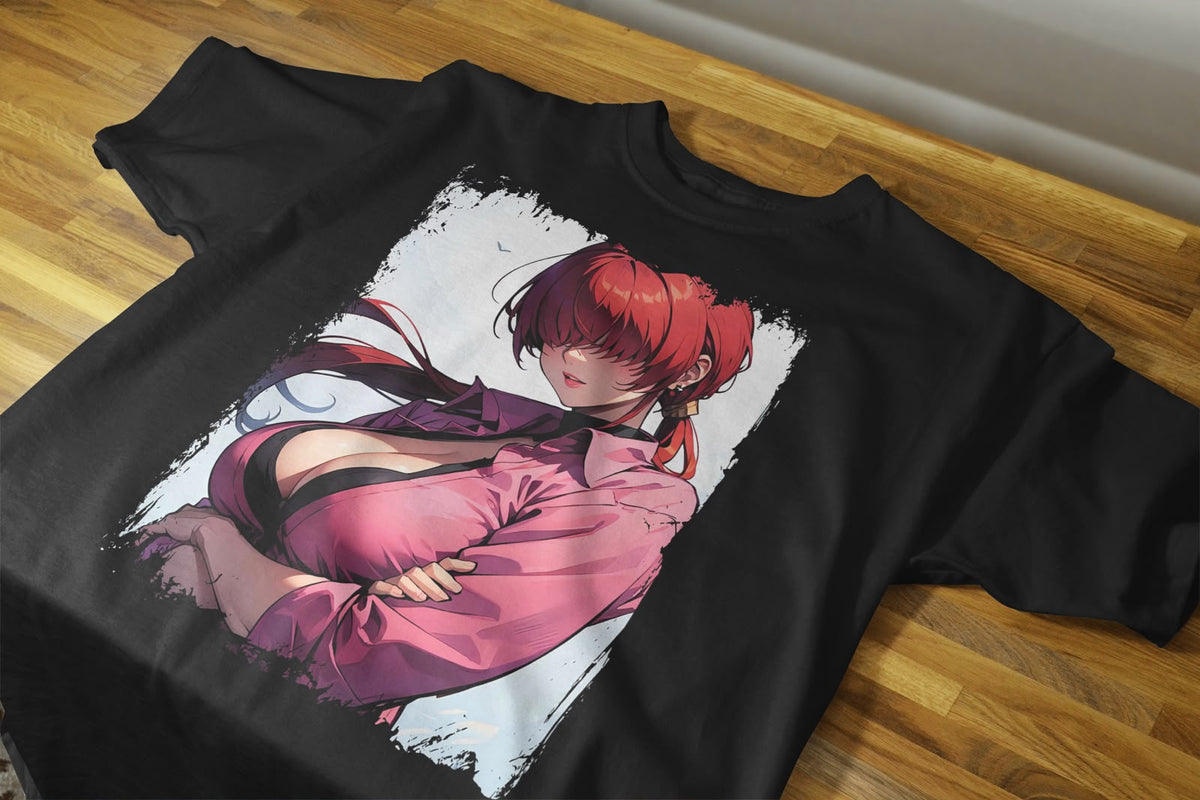 Playera Shermie The King Of Fighters 100% Algodón Cuello Redondo Manga Corta Premium Unisex Color Negro