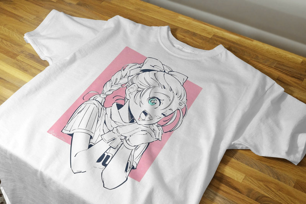 Playera Bulma Dragon Ball 100% Algodón Cuello Redondo Manga Corta Premium Unisex Color Blanco