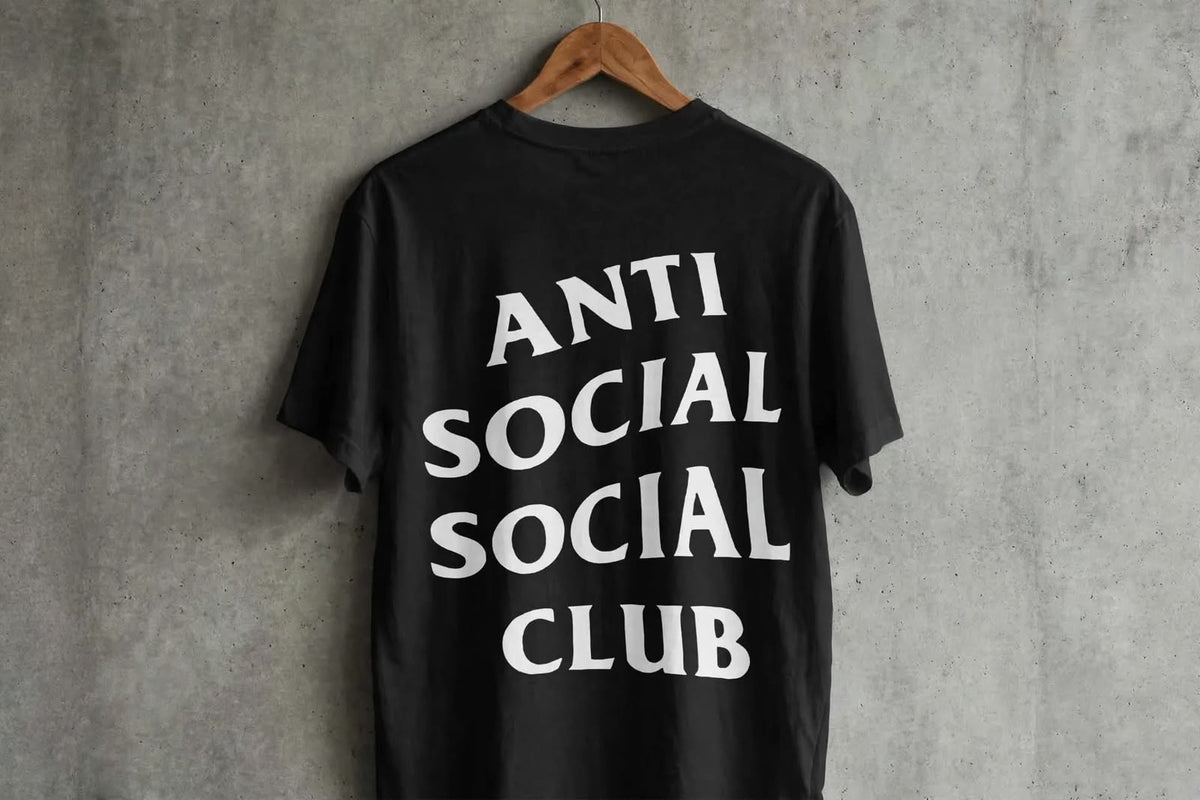 Playera Anti Social Club B 100% Algodón Cuello Redondo Manga Corta Premium Unisex