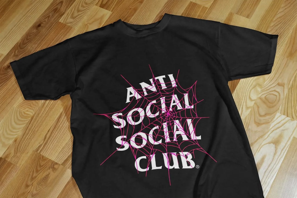 Playera Anti Social Club D 100% Algodón Cuello Redondo Manga Corta Premium Unisex Color Negro