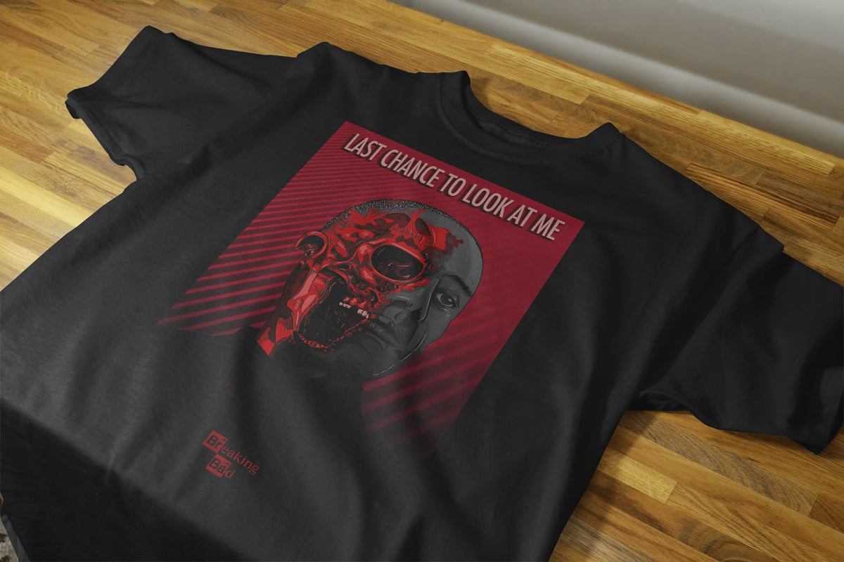 Playera Breaking Bad H 100% Algodón Cuello Redondo Manga Corta Premium Unisex Color Negro