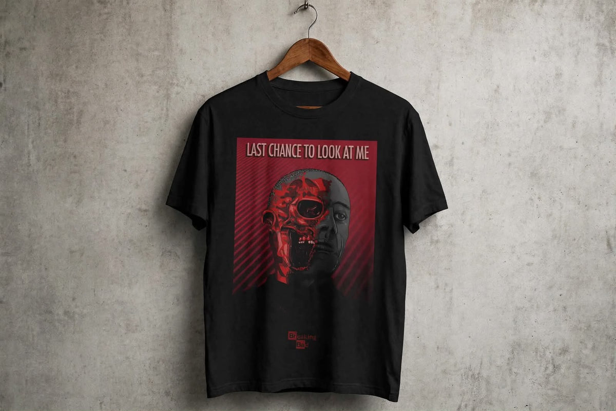 Playera Breaking Bad H 100% Algodón Cuello Redondo Manga Corta Premium Unisex Color Negro