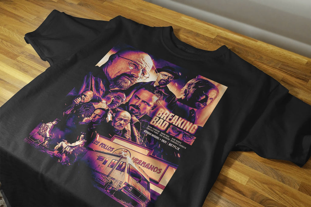 Playera Breaking Bad K 100% Algodón Cuello Redondo Manga Corta Premium Unisex Color Negro