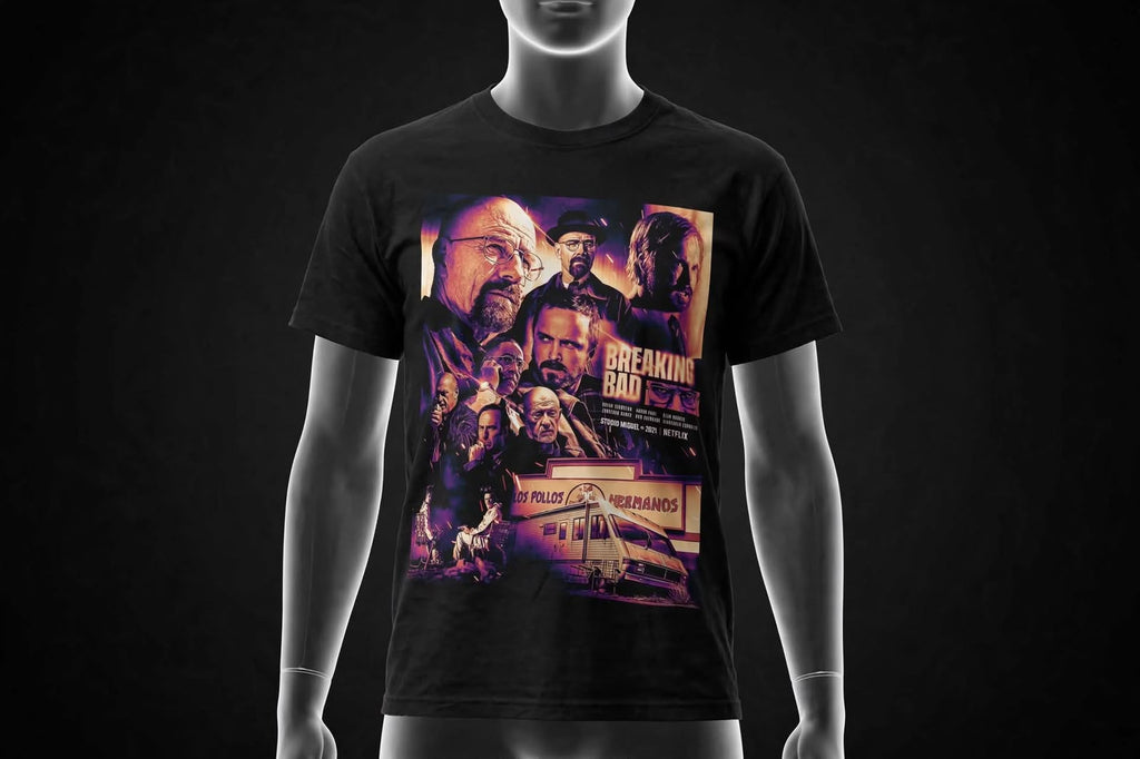 Playera Breaking Bad K 100% Algodón Cuello Redondo Manga Corta Premium Unisex Color Negro
