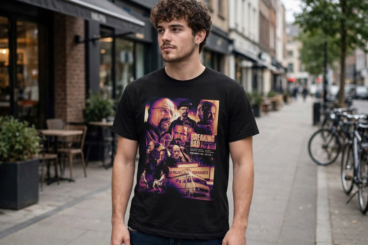 Playera Breaking Bad K 100% Algodón Cuello Redondo Manga Corta Premium Unisex Color Negro