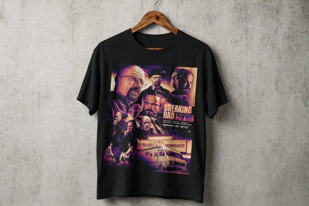 Playera Breaking Bad K 100% Algodón Cuello Redondo Manga Corta Premium Unisex Color Negro