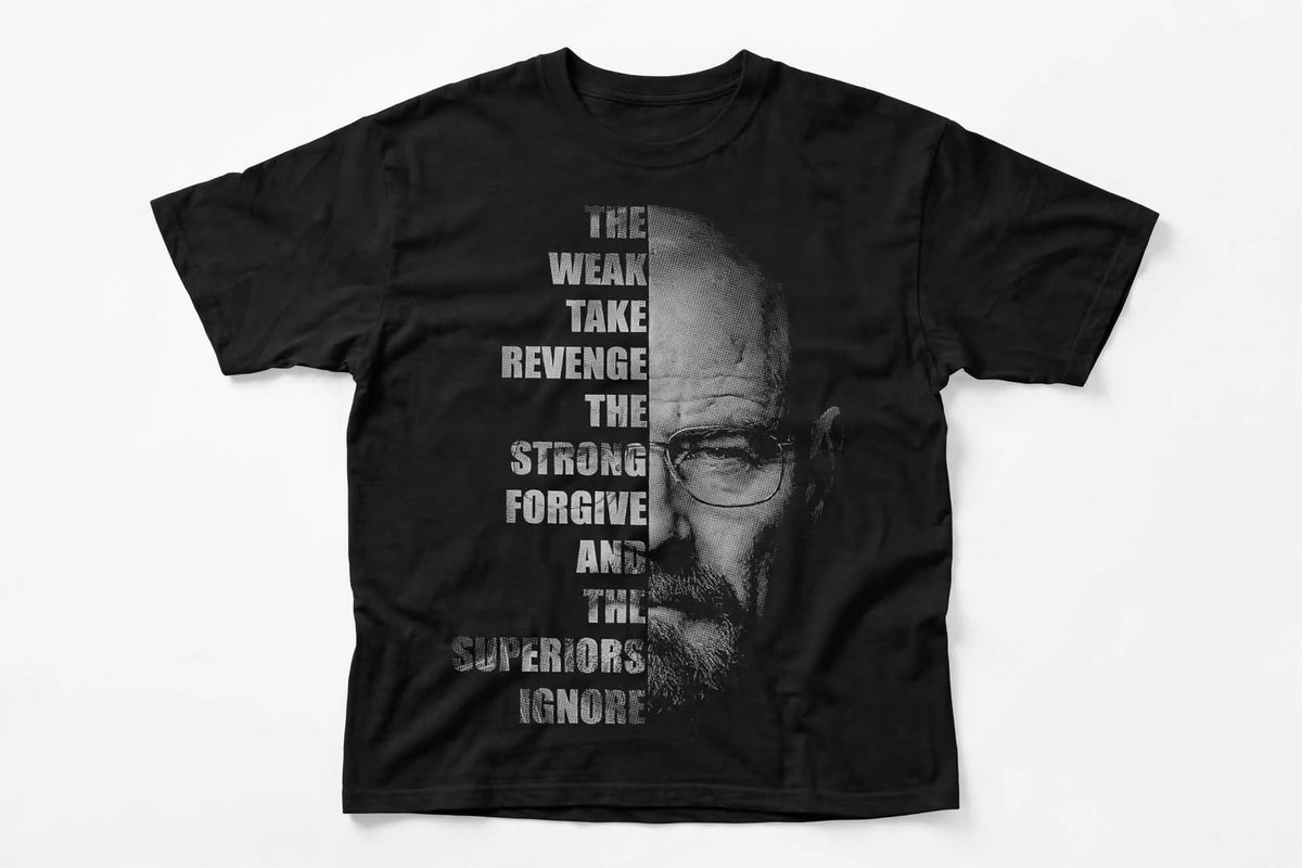 Playera Breaking Bad B 100% Algodón Cuello Redondo Manga Corta Premium Unisex Color Negro