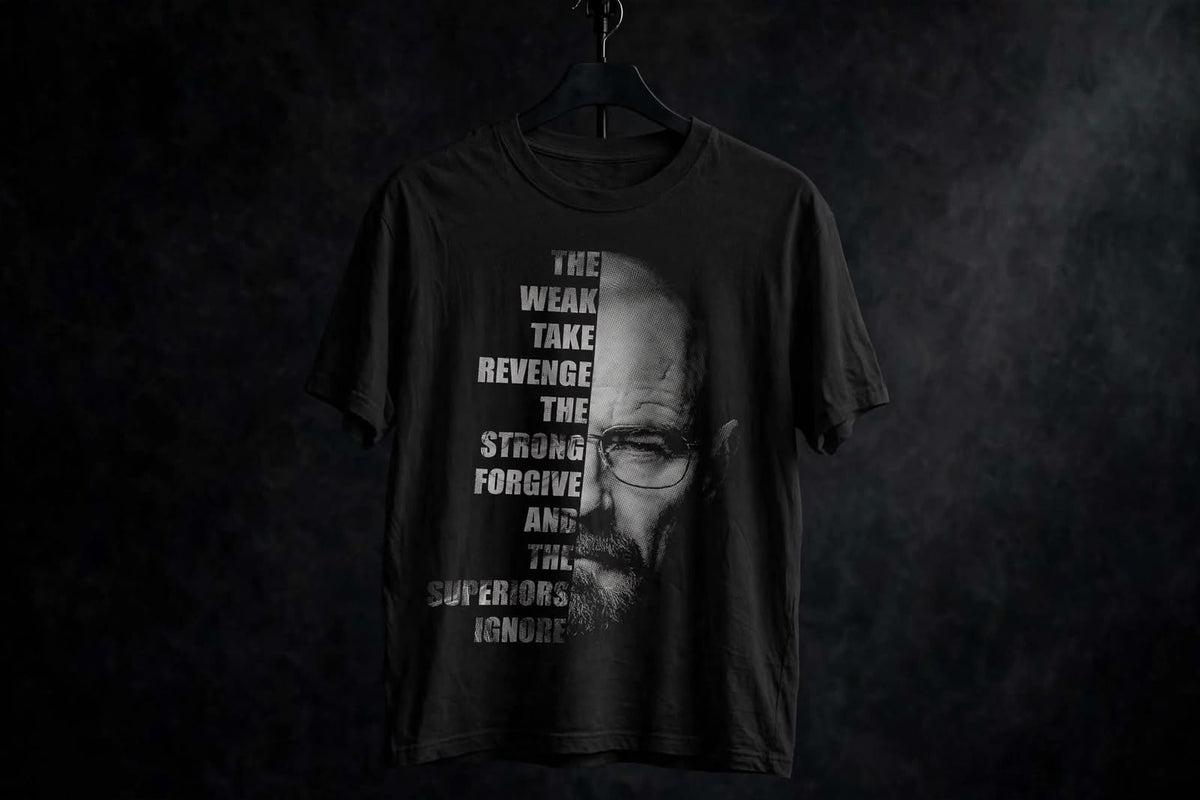 Playera Breaking Bad B 100% Algodón Cuello Redondo Manga Corta Premium Unisex Color Negro