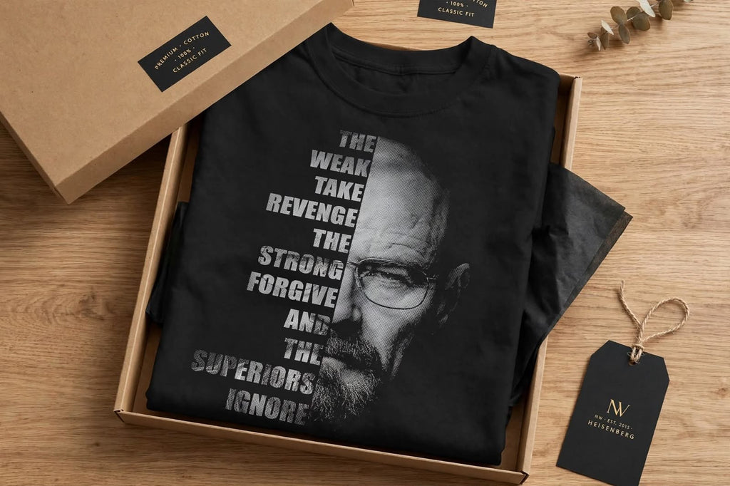 Playera Breaking Bad B 100% Algodón Cuello Redondo Manga Corta Premium Unisex Color Negro