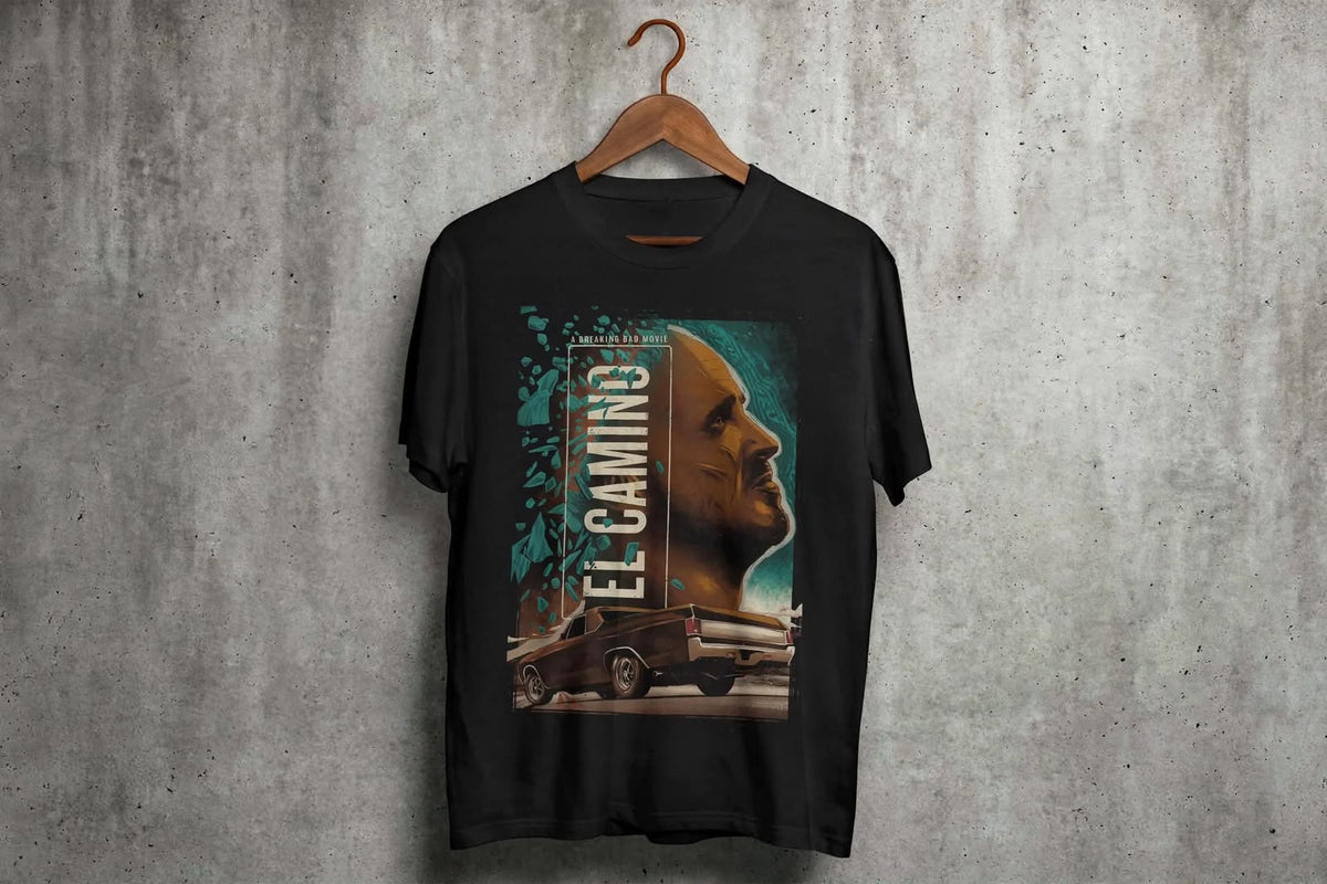 Playera Breaking Bad J 100% Algodón Cuello Redondo Manga Corta Premium Unisex Color Negro
