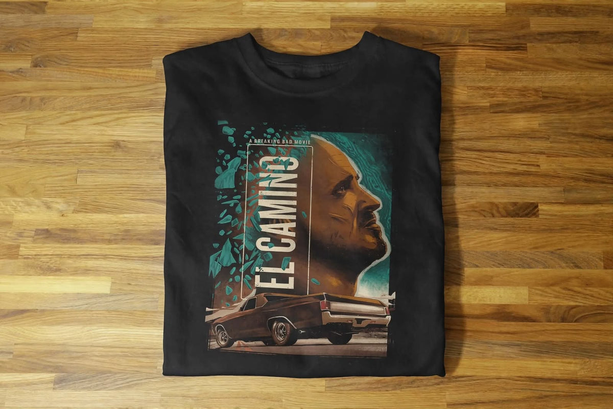 Playera Breaking Bad J 100% Algodón Cuello Redondo Manga Corta Premium Unisex Color Negro
