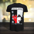 Playera Ken Kaneki Tokio Ghoul 100% Algodón Cuello Redondo Manga Corta Premium Unisex Color Negro