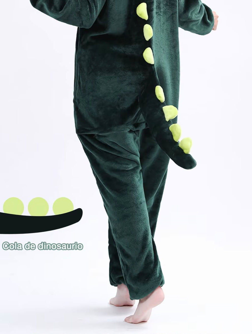 Pijama Térmica Dinosaurio Adultos Unisex Con Capucha
